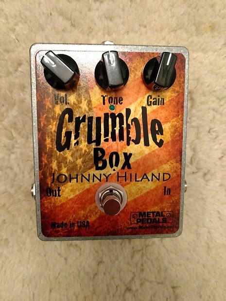 metal pedals grumble box|Sold .